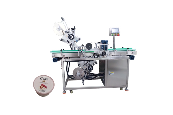 磨砂膏上下平面貼標機